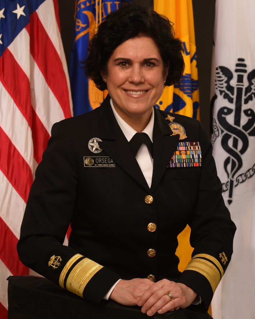 Headshot of Rear Admiral Susan M. Orsega, MSN, RN, FNP-BC, FAANP, FAAN