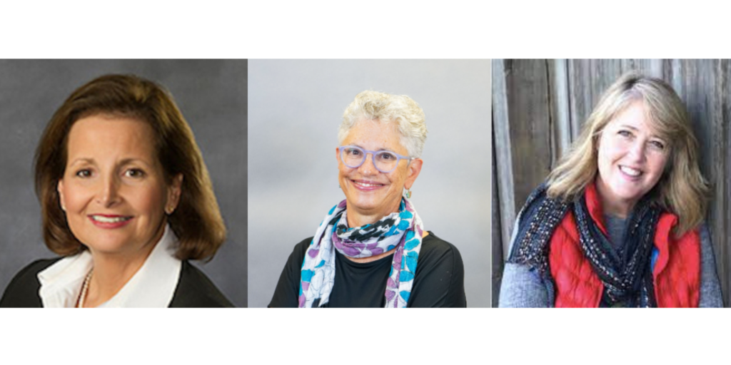 School of Nursing faculty members Pam Biernacki, Lois Wessel and Elke Zschaebitz