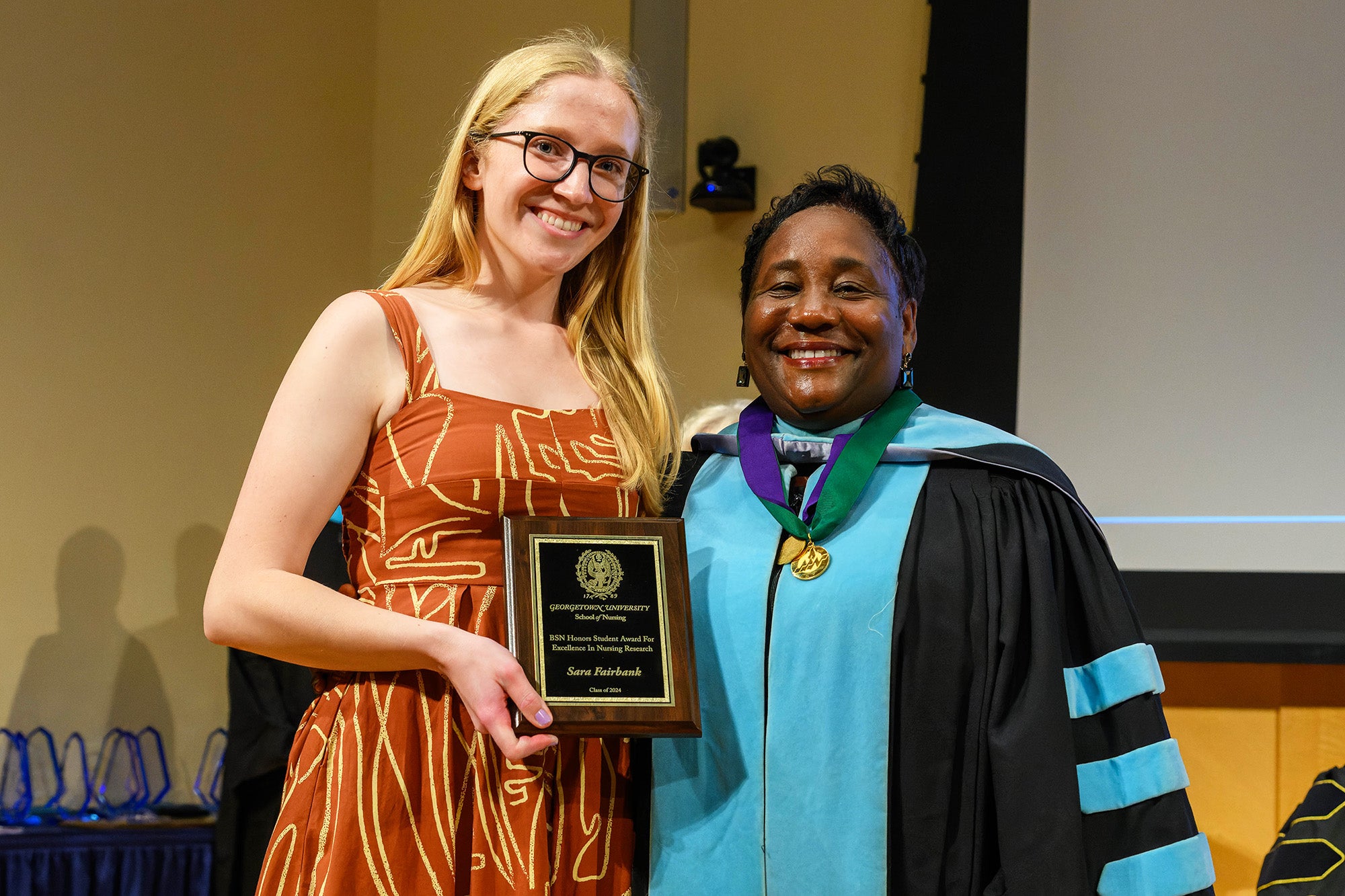 Sara Fairbank and Dean Waite