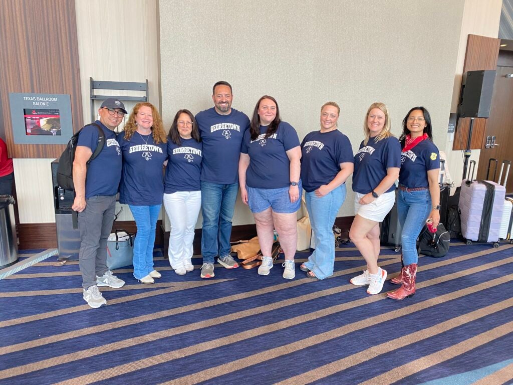 Students in the School of Nursing gather as they competed nationally at iScan24.
