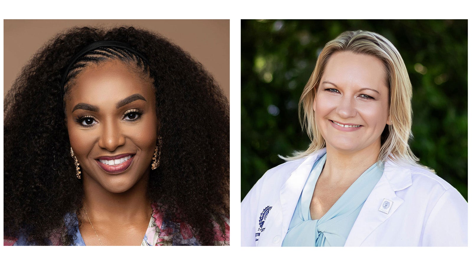 Composite of Briana Jimerson and Jennifer Spezza headshots